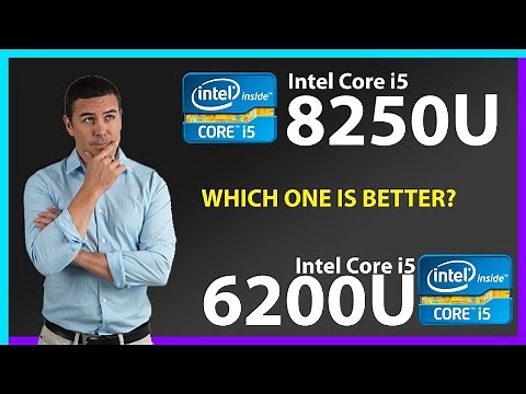 INTEL Core i5 8250U vs INTEL Core i5 6200U Technical Comparison