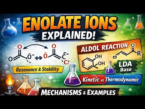 Enolate Ions explained: Synthesis, Mechanism and properties.