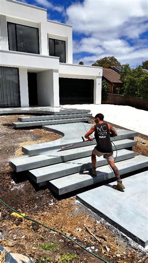 @modernconcreteco on Instagram: "getting them absolutely perfect 😎 Formwork ◦ @rsbuilt_formwork Finishing Aid ◦ @vulkconcrete Pressure Washers ◦ @jetwave.group Concrete ◦ @premix_concrete Concrete Colour ◦ Lightning Plus Workwear ◦ @fxdworkwear"