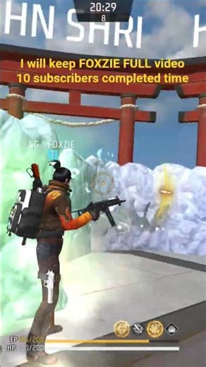 Please subscribe to OX Gamer I will keep FOXZIE FULL video 10 subscribers completed time please 🥺