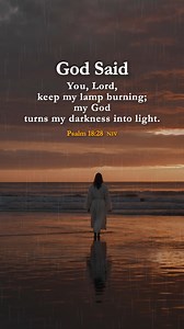 God Lights Your Path | God Said | Psalm 18:28 | Verse Of The Day | Christ Follower Life #ChristFollowerLife #VerseOfTheDay #FaithInGod #GodSaid #psalm18 | Christ Follower Life