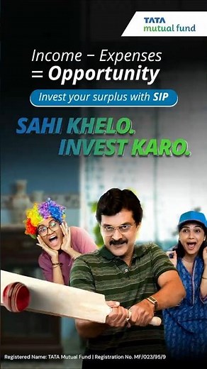 Income aur Expenses mein Gap dikha? Invest your surplus with SIP in Mutual Funds | Tata Mutual Fund
