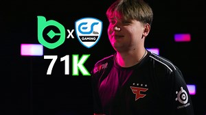 s1s1手感火热！s1mple对阵ESC三图狂砍71杀1.50Rating