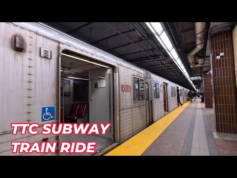 TTC Subway Train Ride from Warden Station to Kennedy