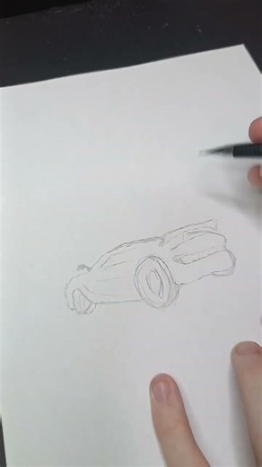How to draw a car the right way #car #howtodrawcar #howto #drawingtutorial #drawing #car #mustang