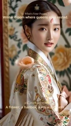 Winter Peony — Royal Hanbok in the Queen’s Chamber, K-Culture Lifestyle