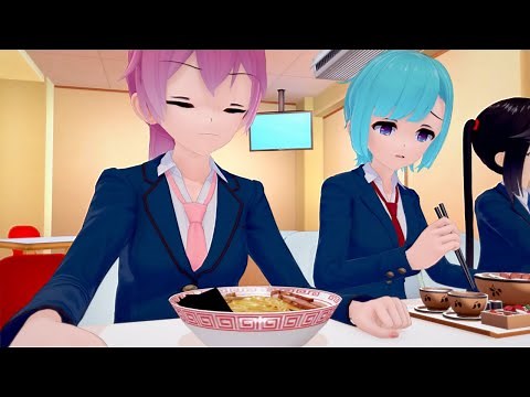 The Minimum Project - Pink and Teal Students Scene