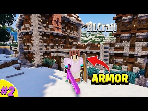 RL Craft #2 - How I made full Iron Armor and Tools in RL Craft - Minecraft Java | Hindi