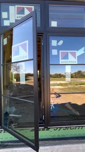 Any guesses on how tall this 100 Series Casement Window is? 👇 Let us know in the comments! Thanks for sharing this project with us, @ckglassco. #AndersenWindows #NewBuild #CustomHome #CustomHome #WindowInstall #UnderConstruction #LoveTheLifeYouSee | Andersen Windows Doors