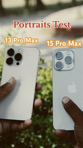 iPhone 13 Pro Max vs iPhone 15 Pro Max Portraits Test in 2025🔥#iphone #shorts