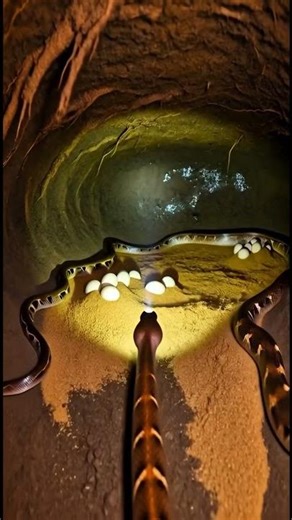 POV: Baby Corn Snake Exploring Its Underground Nest | Real Micro Camera Burrow Footage