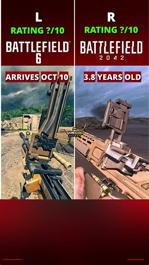 Weapon Reload Animations Battlefield 6 vs Battlefield 2042 Comparison #battlefield6 #battlefield