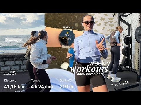 ma semaine d'entrainement réaliste *prépa semi-Barcelone*