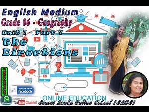 (9) Geography Grade 06 Unit 01 Part 07 The Directions