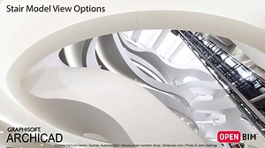 Stair Model View Options This video presents the various Model View Options available for Stairs in ARCHICAD 21. These Model View Options provide you with the means to set Stair display and visibility options that can be applied to all Stairs placed in the Project File, thereby facilitating the enforcement of office standards. More information: http://graphisoft.com/archicad Free #ARCHICAD Download: http://www.graphisoft.com/downloads/ Follow us: https://www.youtube.com/user/Archicad https://www