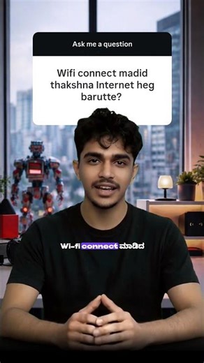 How the internet works right after connecting to Wifi? | Kannada Tech #kannada #kannadatech