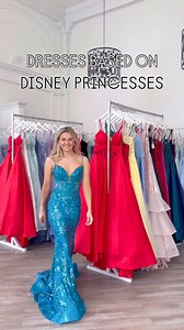 14K views · 387 reactions | DRESSES BASED ON DISNEY PRINCESSES! Who’s your favorite Disney Princesses? #prom #sport #makemefamous #disney | Trend Formals | Facebook