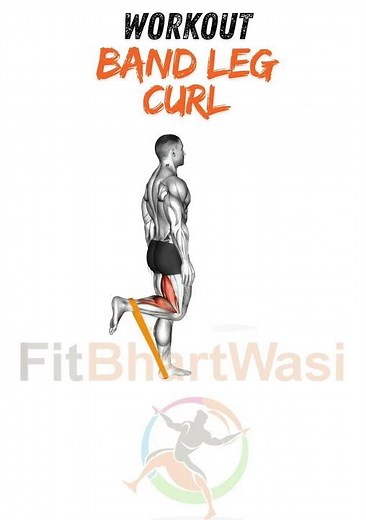 Band Leg Curl FitBharatWasi App