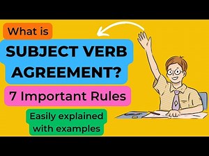 Subject Verb Agreement | 7 Important Rules with Best Examples.