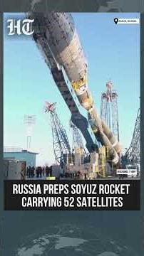 Russia's Soyuz 2.1b Rocket With 52 Satellites Arrives At Vostochny Complex For Takeoff | #shorts