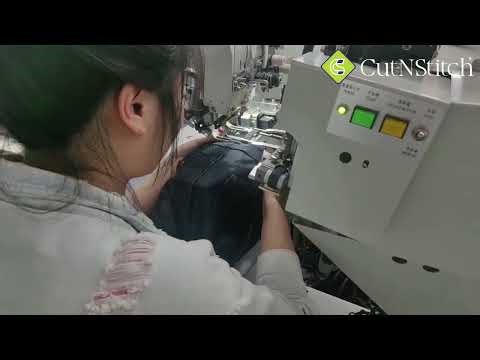 Automatic Belt Loop Setter Machine | High-Speed Jeans Loop Attaching Machine