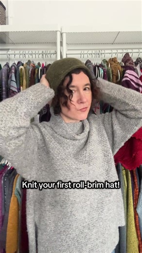 My all-time favourite hat pattern! 🥰 The Eile Hat is perfect for beginners, simple stitches, easy to follow, and designed to be worn long enough to pull over your ears or pushed up for a relaxed slouchy look. 👉 Grab the pattern on my website or Ravelry. #beginnerknitter #knittingpatterns #slouchyhat #handknithat #hatknitting