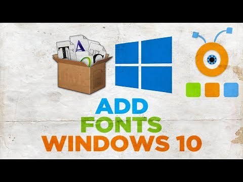 How to Add Fonts to Windows 10 | How to Install Fonts in Windows 10