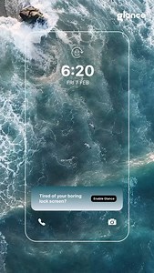 1.4K views | Bored of the same old lock screen? What do you say? Lets enable glance! Follow us for more! [nature, beach, games, stories,android features, glance lockscreen, technology, android, glance games] | Glance | Facebook