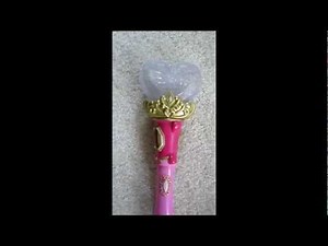 Disney Princess Sparkle and Lights Up Toy Wand with Belle, Ariel, and Aurora!