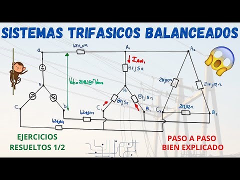 BALANCED THREE-PHASE SYSTEMS ⫸ STAR AND TRIANGLE (DELTA) 💥1 PRACTICAL EXERCISE