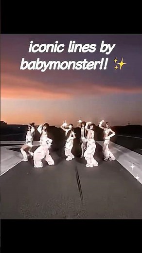 iconic lines by babymonster!! #babymonster #kpop #fyp #trending #shorts #viral #monstiezahy