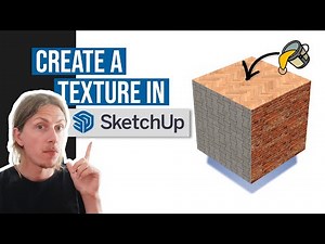 How to Create, Edit & Adjust textures in SketchUp! Quick Tutorial 🤔