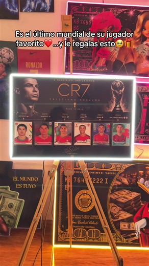 Cuadros personalizados de CR7: regalo por su último Mundial 2026