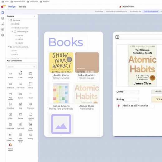 Use blocks in your Thunkable #mobileapp to share a link or message via text, email, or a call! #mobileappdevlopment #nocode #nocodetools