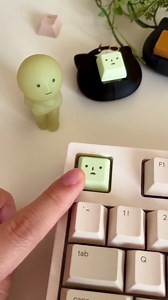 Smiski Inspired Artisan Keycap | XDA Profile Matcha Color - Etsy