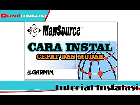 Cara Instal MapSource