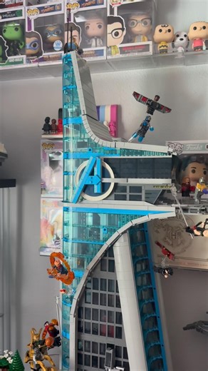 LEGO Avengers Tower Cityscape #lego #moc #avengers