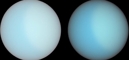 Watch Uranus Seasonal Changes In Color - 168-Year Animated Time-Lapse