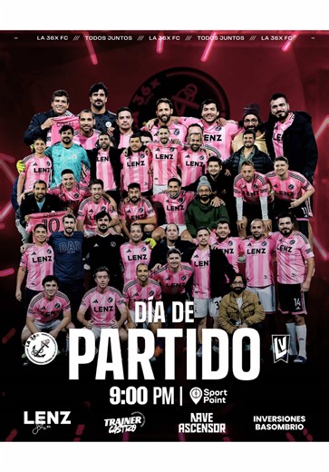 ¡𝗗𝗜́𝗔 𝗗𝗘 𝗣𝗔𝗥𝗧𝗜𝗗𝗢, 𝟯𝟲𝘅!💪🏼 ⠀ ⚽️ 𝘓𝘢 36𝘹 𝘍𝘊 𝘷𝘴 𝘊𝘩𝘪𝘤𝘩𝘢𝘳𝘰𝘯 55 ⠀ 🏆 𝘈𝘱𝘦𝘳𝘵𝘶𝘳𝘢 2025 - 𝘍𝘦𝘤𝘩𝘢 5 ⠀ 🕖 9:00 𝘱.𝘮. ⠀ 🏟️ 𝘚𝘱𝘰𝘳𝘵 𝘗𝘰𝘪𝘯𝘵 ⠀ #todosjuntos #20aniversario #vamos36 #GlowUpCetaphil