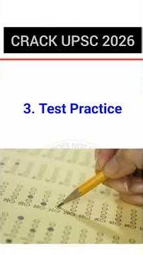 TO CLEAR UPSC 2026 PRELIMS - 4 Important Strategy 🔥💯 #upsc2026 #upscshorts #upscmains2026