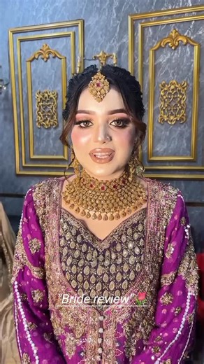 1.2K views | Bride Review ‍♀ #reviews #clientfeedback #missfairybeautysalon #makeupartist #makeupexperts | Miss Fairy beauty salon | Facebook