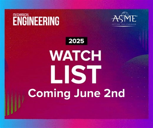 3K views · 17 reactions | Last year, Mechanical Engineering Magazine highlighted 25 early-career engineers making their mark on the industry. Next week, we will introduce you to a fresh batch of innovators. Take another look at the 2024 honorees: https://lnkd.in/eX4VpRDy | ASME (American Society of Mechanical Engineers) | Facebook