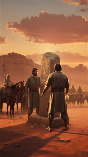 Jacob & Laban Make a Peace Covenant | Bible in 10 #aibible #dailyshorts