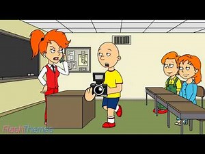 Caillou brings his camera to school