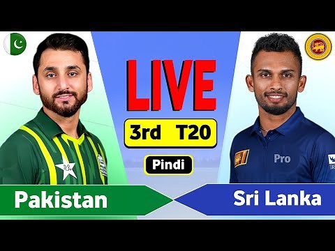 Pakistan vs Sri Lanka – 3rd T20 Match | PAK vs SL Live Score & Commentary