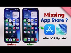 iOS 26: App Store icon Missing on iPhone? - Fix!
