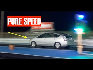 Taking My OLD PRIUS Drag Racing! *Shattering The Record*