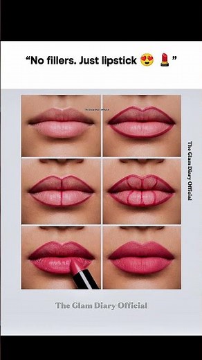 Lipstick Application for Fuller Lips 👄|Easy Trick for Beginners #MakeupForBeginners #BeautyHacks