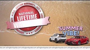 National lifetime warranty, 60-day exchange on new and used vehicles, huge selection in one location, and more! | Arlington Toyota