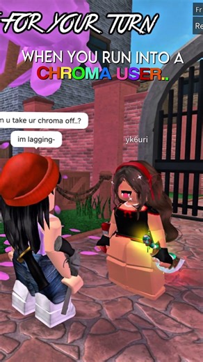 chroma users in mm2 be like.. 😱 #mm2